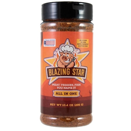 Blazing Star All-In-One Seasoning, Garlic, Salt, Onion, 10.4 oz BZ00115-C