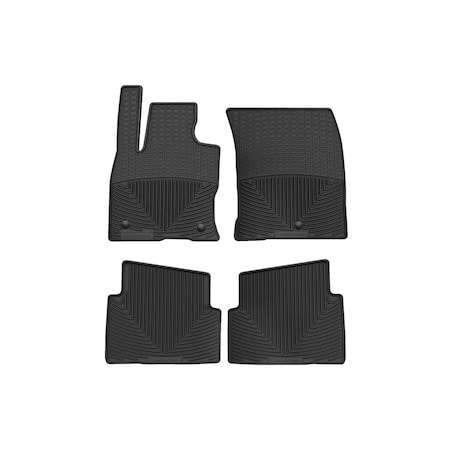 Weathertech Black, Front and Rear All Weather Floor Mats W577-W578