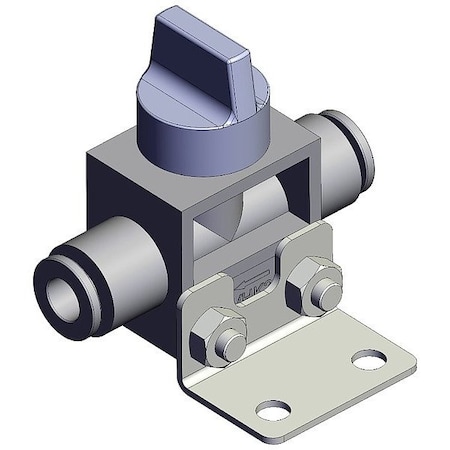 Smc Finger valve, VHK, 44 1/2 mm, 48 mm VHK2A-06F-06FL
