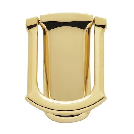 Baldwin Tahoe Knocker, Lifetime PVD Polished Brass 105003