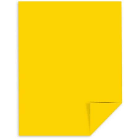 Wausau Neenah Paper Astrobrights Colored Card Stock 22791, 8-1/2" x 11", Sunburst Yellow, 250/Pack 22791