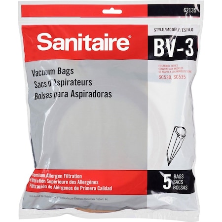 Sanitaire Bag, For Mfr. No. SC535A, Non-Reusable, PK5 6213510