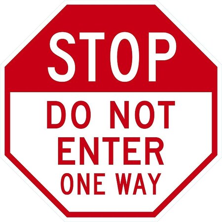 Lyle Stop Do Not Enter One G-7759-NA_18x18