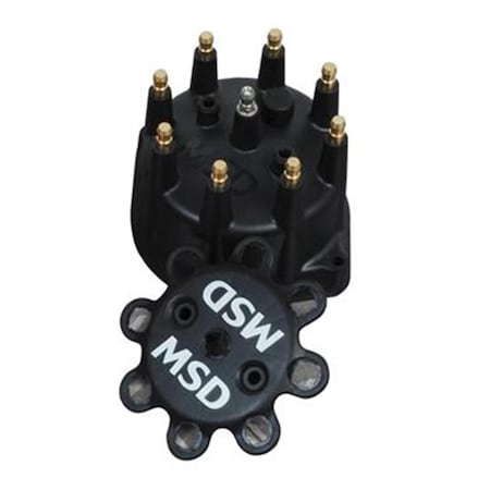 Msd Co. 84313 Distributor Cap, Black M46-84313