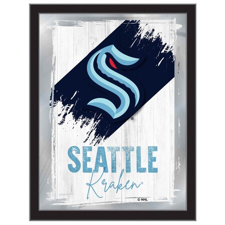 Holland Bar Stool Co Seattle Kraken 17 in.x22 in. Logo Wall Mirror MLogo