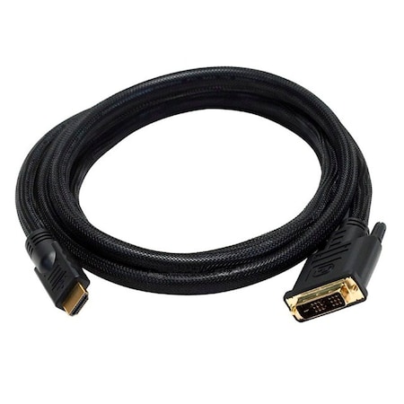 Monoprice HDMI-DVI Cables, Black, 6 ft., 24AWG 2218