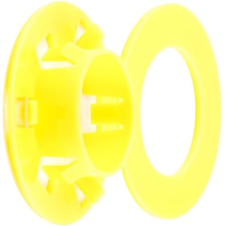 Dottie Conduit Fitting Connector, 3/8 in, Snap-On, Polypropylene, Yellow USB