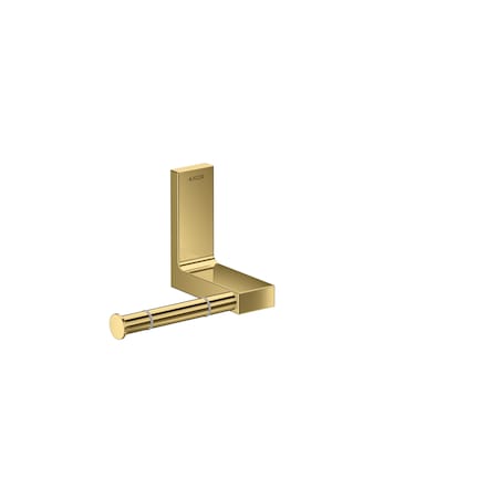 Axor Universal Rectangular Toilet Paper Holder in Polished Gold Optic 42656990