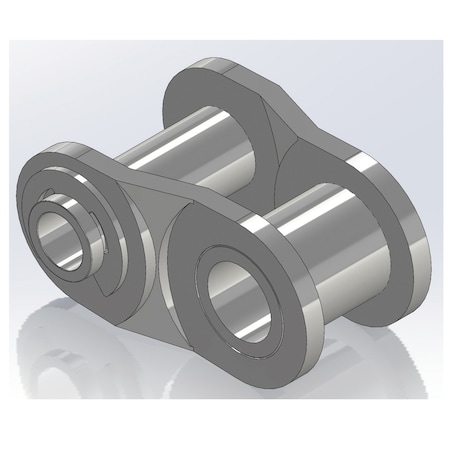 Senqcia Inspire Series SBR 40HPOL Single Strand Hollow Pin Spg Clip Off Link, 40HP chain, .5P, .222 Pin S-40HPOL