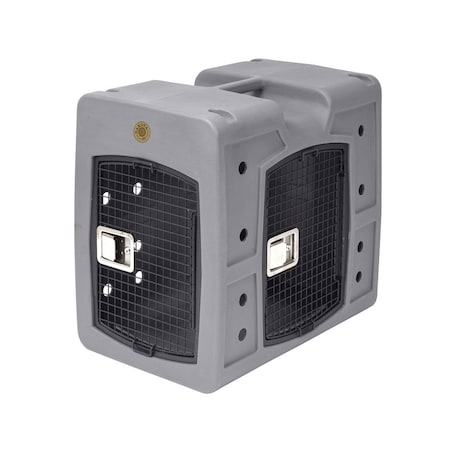 Dakota 283 Side Entry Kennel - Medium - Dark Granite D2-G3MED-SE-DAR