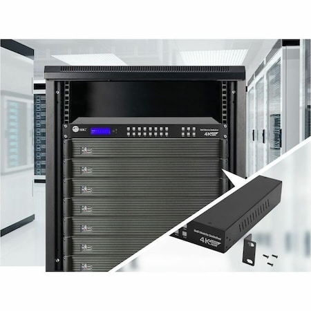 Siig 8x8 HDMI 4K60Hz Matrix Switcher w/ LCD. CE-MX0011-S1