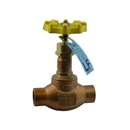 Apollo Valves VLV, GLOBE, 1inSLDR, CL 125, LF BRZ (PTFE SEAT, 33LF SER) 33LF14501