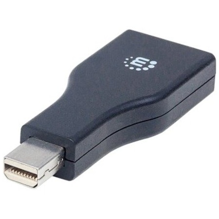 Manhattan - Strategic MINI DISPLAYPORT MALE TO DISPLAYPORT FEMALE, ADAPTER, BLACK 354141