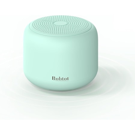 Bobtot Portable Bluetooth Speakers, Green, Wireless IPX5 Waterproof, 20hr, Rechargeable Battery, Built-in 803763