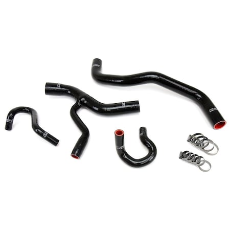 Hps Performance High Temp Reinforced Silicone Radiator and Heater Coolant Hose Kit, Black, 57-1416-BLK