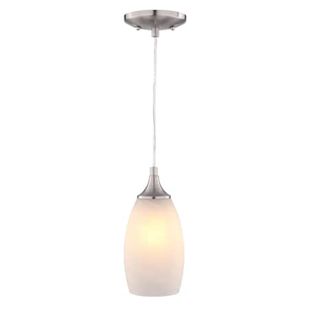 Vaxcel Milano 1-Light Mini Pendant, Nickel P0450