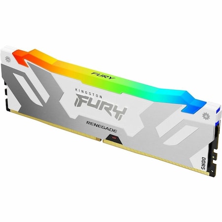 Kingston 16GB 8000MT/S DDR5 CL38 DIMM FURY RENEGADE RGB WHITE XMP KF580C38RWA-16