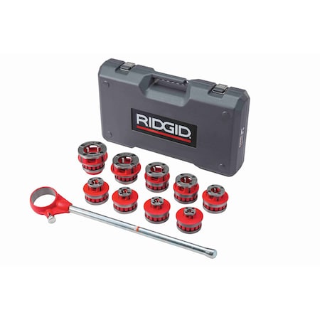 Ridgid Exposed Ratchet Threader Set, 1/8 to 2 in 36505