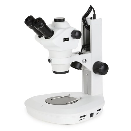 Amscope SF-2T Zoom Parfocal Trinocular Stereo Microscope 8X-50X on Track Stand w/Top & Bottom LED Lights SF-2TRA
