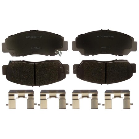Acdelco PAD KIT FRT DISC BRK, Disc Brake Pad Set,  14D959CHF1