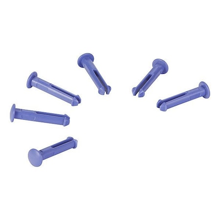 Vikan Pins for Wall Brackets, Purple 10018