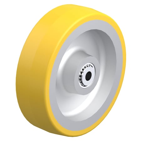 Pegasus Wheel, Urthan On Alum, 8" x 2.5", Bal Brg P-UY-080X025/075K