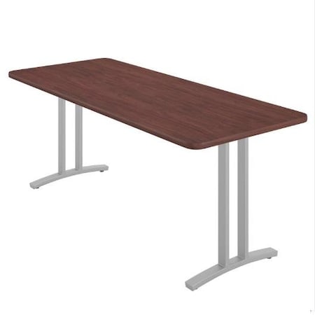 Correll Rectangle Modern Design Executive Table/Desk, 72 in W, Particleboard Top, Mahogany CD3072R-20-14-20