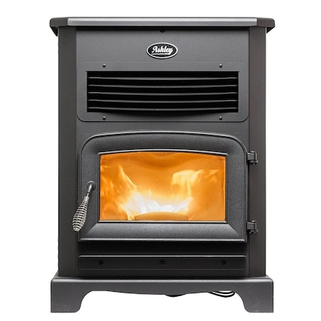 Us Stove Co Ashley Hearth Pellet Stove with 170lb Hopper, 25-1/2in W, 25-1/2in D, 40.4in H, 50,000 Btu/hr Heating AP5622-W