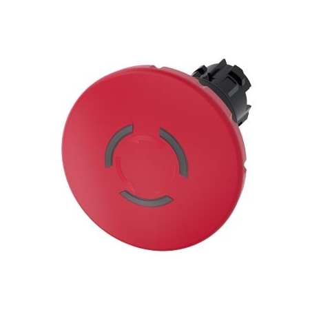 Siemens EMERGENCY STOP mushroom pushbutton, illuminable, 22 mm, round 3SU1001-1JB20-0AA0-ZY10
