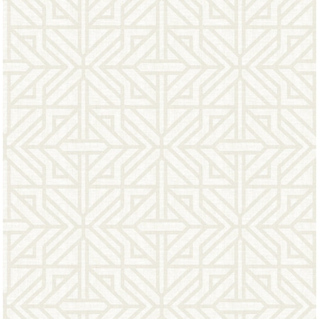 A-Street Prints Hesper Ivory Geometric Wallpaper 4121-26929