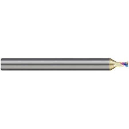 Harvey Tool 0.800 mm Cutter DIA x 1.200 mm L of Cut x 2.000 mm Reach Carbide Tight Tolerance Finisher, Al, Sq, 2 F 689518-C4