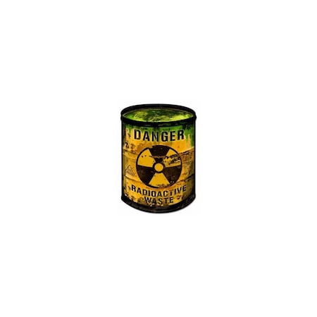 Headwind Consumer Products 3D Embossed Metal inRadioactive Wastein Sign, Indoor/Outdoor Use 860-3040