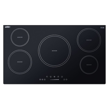 Summit 36in Wide 208-240V 5-Zone Induction Cooktop SINC5B36B
