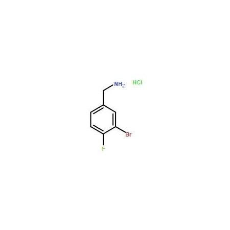 Ak Scientific 3-Bromo-4-fluorobenzylamine hydrochloride (5g), CAS 202865-68-7 X8383-5g