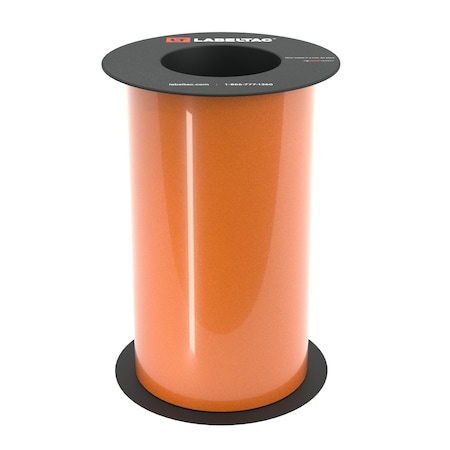 Labeltac Safety Grade Reflective Label Supply 9in x 75ft LT9, Orange LT906SGRF-C