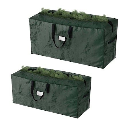 Elf Stor Christmas Tree Storage Waterproof Bags for Disassembled Trees, Garland, and Decorations, 2PK 83-DT5520