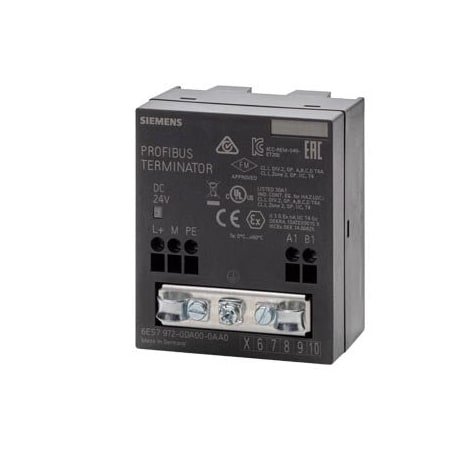 Siemens SIMATIC DP RS485 terminating resistor for terminating PROFIBUS/MPI 6ES7972-0DA00-0AA0