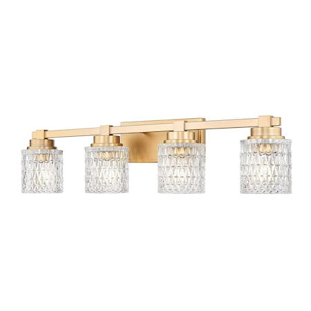 Z-Lite Jacqueline Modern Gold 4 Light Vanity 6101-4V-MGLD