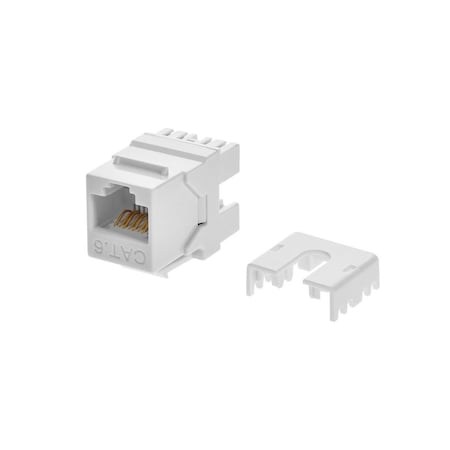 Monoprice Cat6 Rj 45 180 Degree Keystone Dual Idc 15694