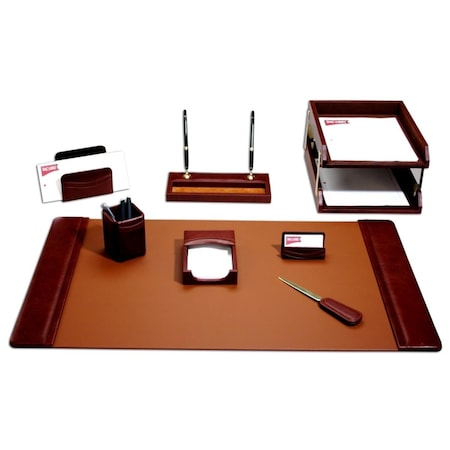 Dacasso Leather 10-Piece Desk Set D3020