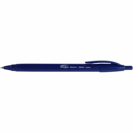 Integra Integra Ballpoint Retractable Pen, PK12 ITA38090