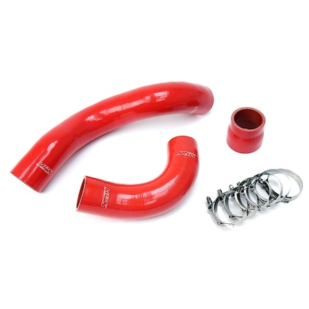 Hps Performance High Temp Reinforced Silicone Intercooler Hose Boots Kit, Red,  57-1697-RED