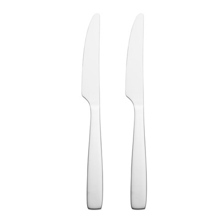 Hampton Forge Silver Stainless Steel Flatware Dinner Knife Set 2 pc 898599