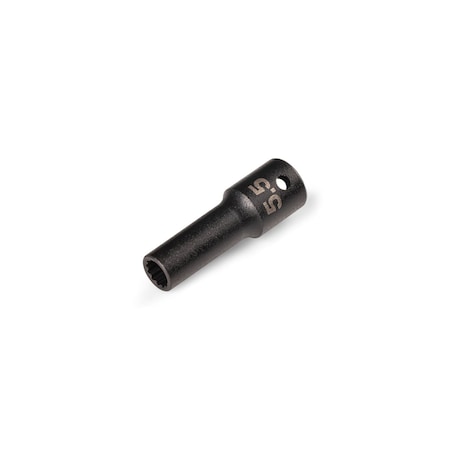 Tekton 1/4 Inch Drive x 5.5 mm Semi-Deep 12-Point Impact Socket SID04305