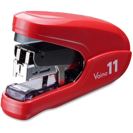 Max Usa Max Flat Clinch Light Effort Stapler, 35-Sheet Capacity, Red HD11FLKRD