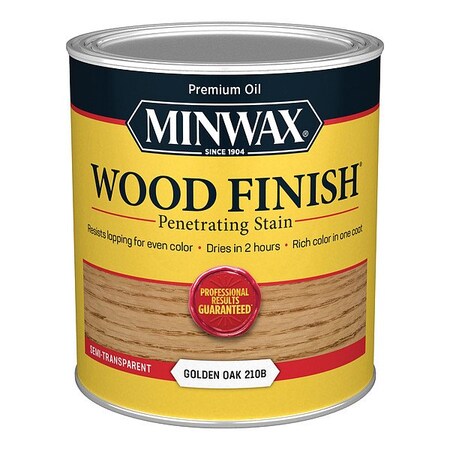 Minwax Wood Stain, 1 qt, Golden Oak 70001444