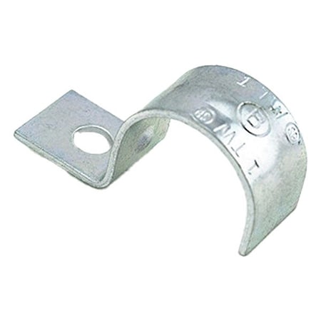 Bridgeport Pipe Strap Steel, Zinc Plated, Gray 922-S