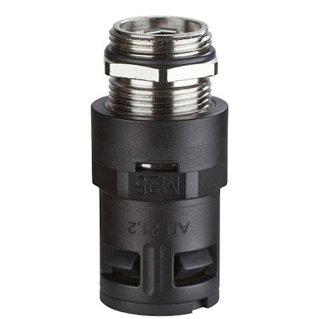 Flexa Gmbh RQGKZED-M OD 34.5 Thread M40 x 1.5 IP 68 69K Straight Black 5133.034.240