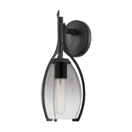 Troy Lighting Pacifica 1 Light Wall Sconce 5.25 In. Forged Iron B8314-FOR