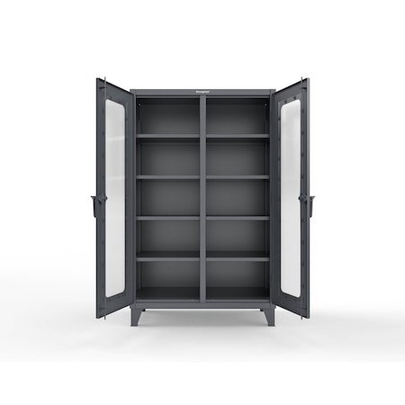 Strong Hold 12 GA Extreme Duty Clearview Double Shift Cabinet 46-DS-LD-248